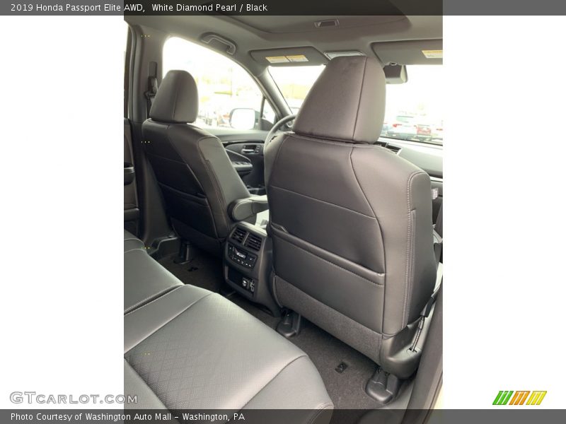 White Diamond Pearl / Black 2019 Honda Passport Elite AWD