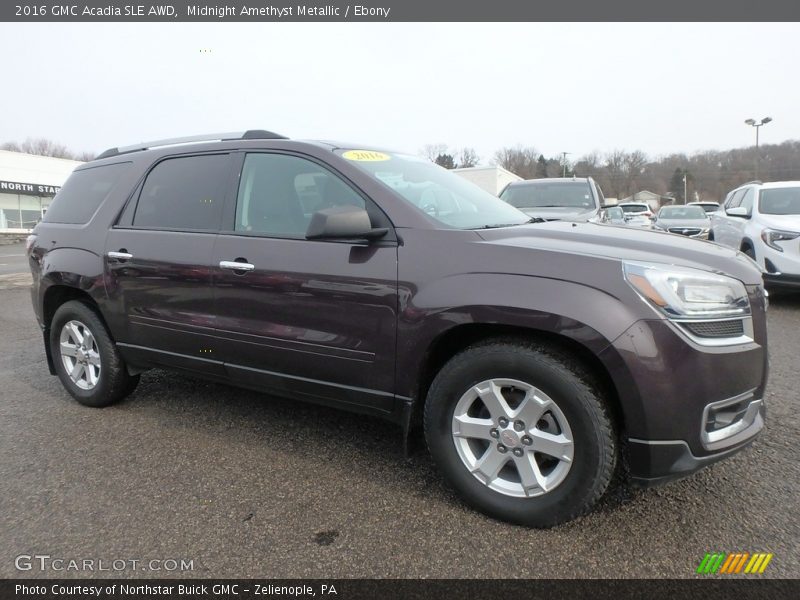 Midnight Amethyst Metallic / Ebony 2016 GMC Acadia SLE AWD