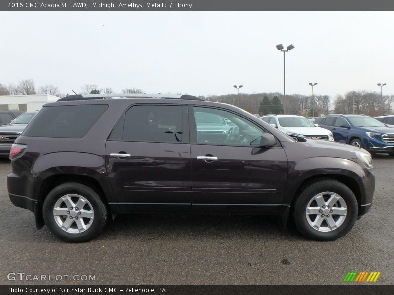Midnight Amethyst Metallic / Ebony 2016 GMC Acadia SLE AWD