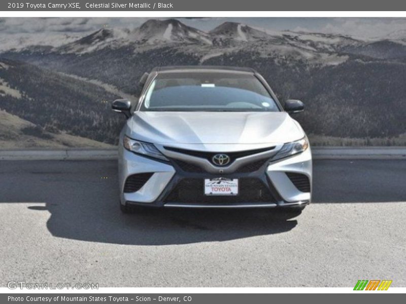 Celestial Silver Metallic / Black 2019 Toyota Camry XSE