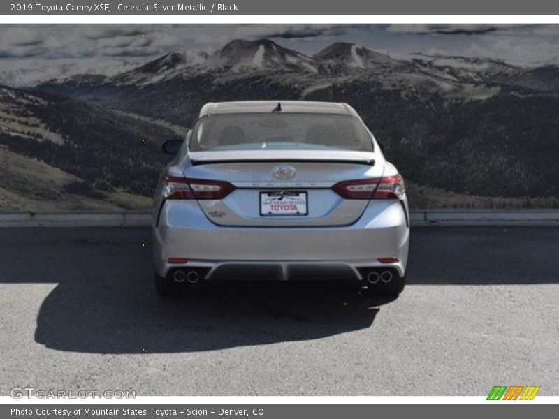 Celestial Silver Metallic / Black 2019 Toyota Camry XSE