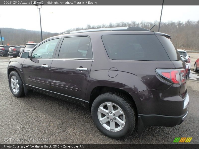 Midnight Amethyst Metallic / Ebony 2016 GMC Acadia SLE AWD