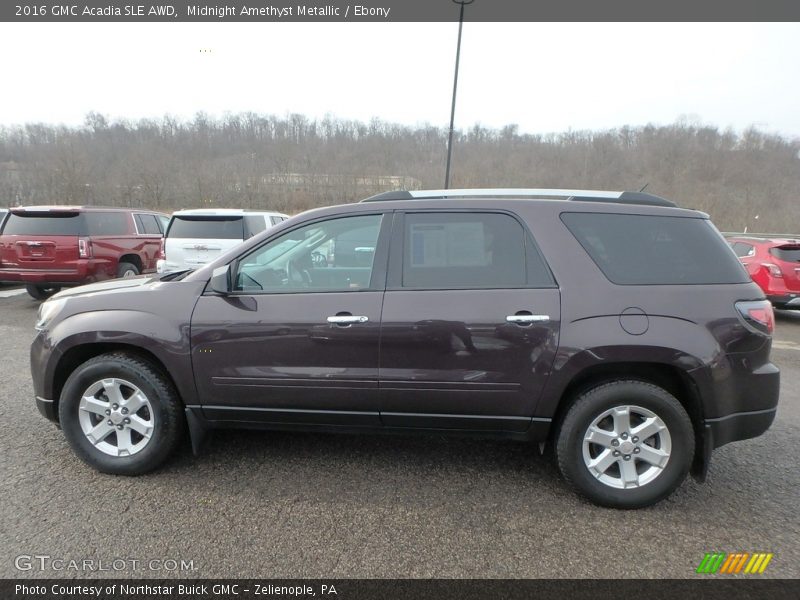 Midnight Amethyst Metallic / Ebony 2016 GMC Acadia SLE AWD