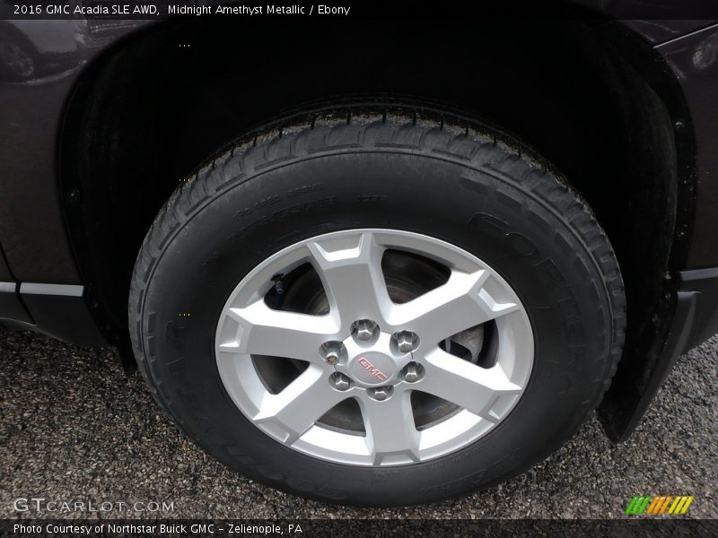 Midnight Amethyst Metallic / Ebony 2016 GMC Acadia SLE AWD