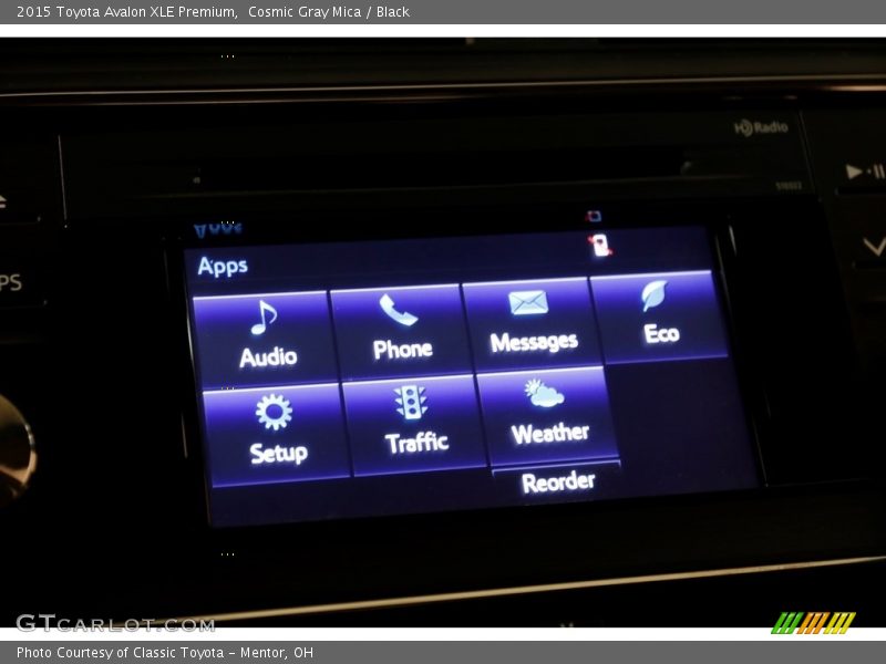 Cosmic Gray Mica / Black 2015 Toyota Avalon XLE Premium