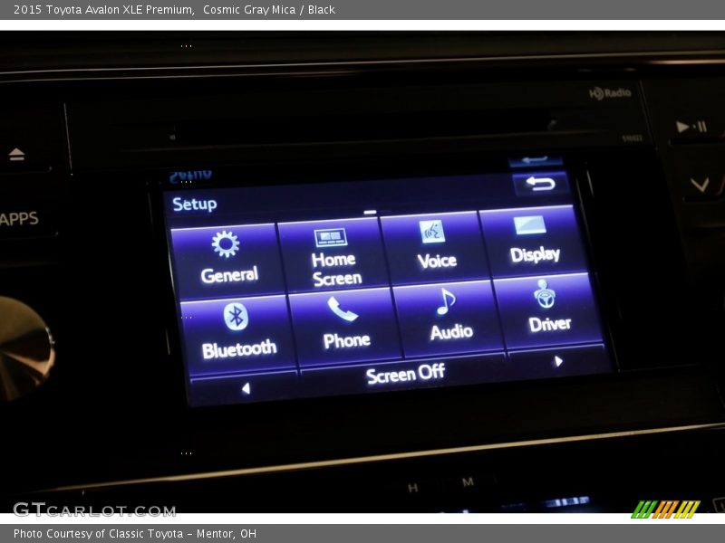 Cosmic Gray Mica / Black 2015 Toyota Avalon XLE Premium