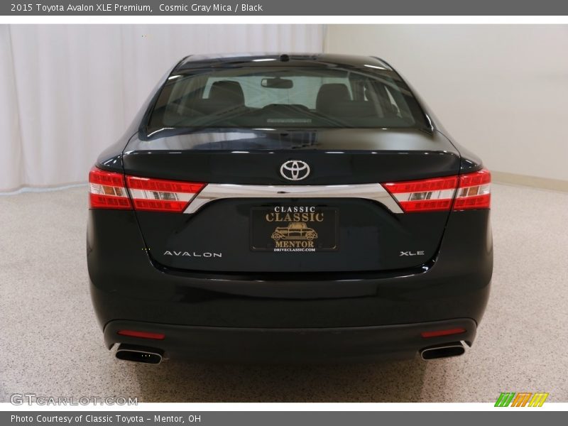 Cosmic Gray Mica / Black 2015 Toyota Avalon XLE Premium