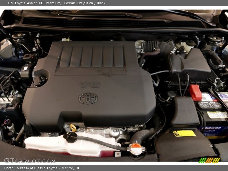 Cosmic Gray Mica / Black 2015 Toyota Avalon XLE Premium