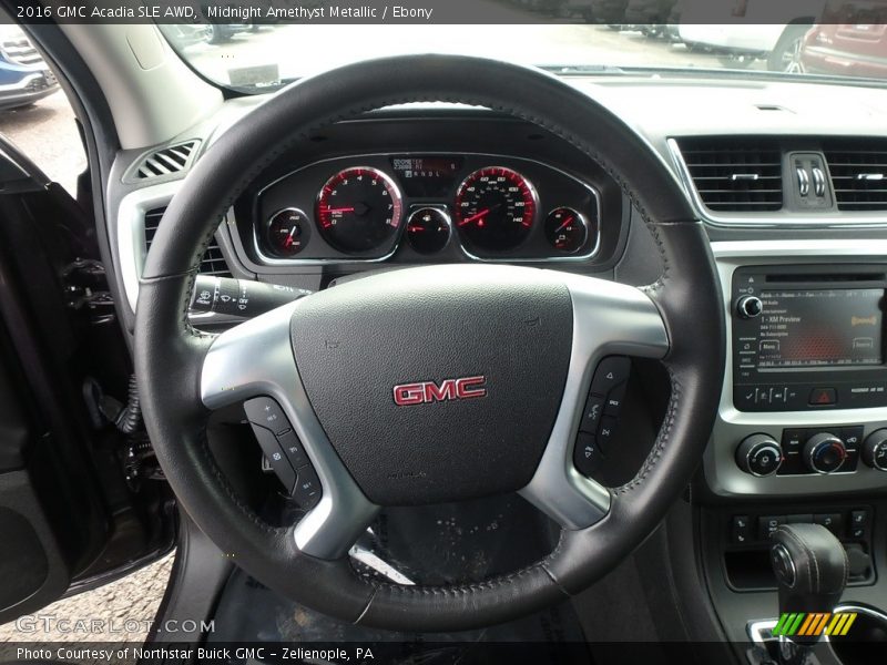 Midnight Amethyst Metallic / Ebony 2016 GMC Acadia SLE AWD