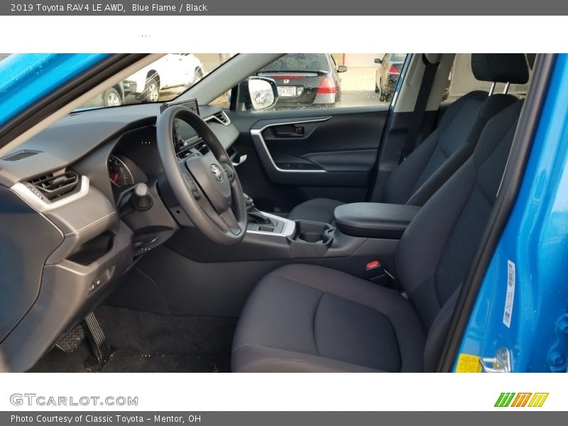 Blue Flame / Black 2019 Toyota RAV4 LE AWD