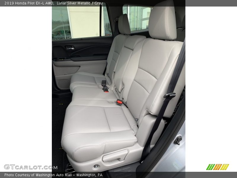 Lunar Silver Metallic / Gray 2019 Honda Pilot EX-L AWD
