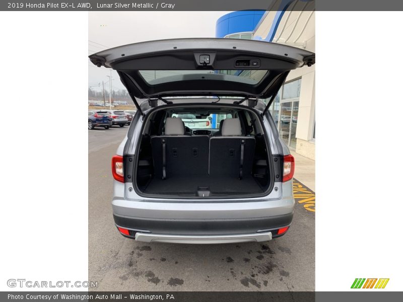 Lunar Silver Metallic / Gray 2019 Honda Pilot EX-L AWD