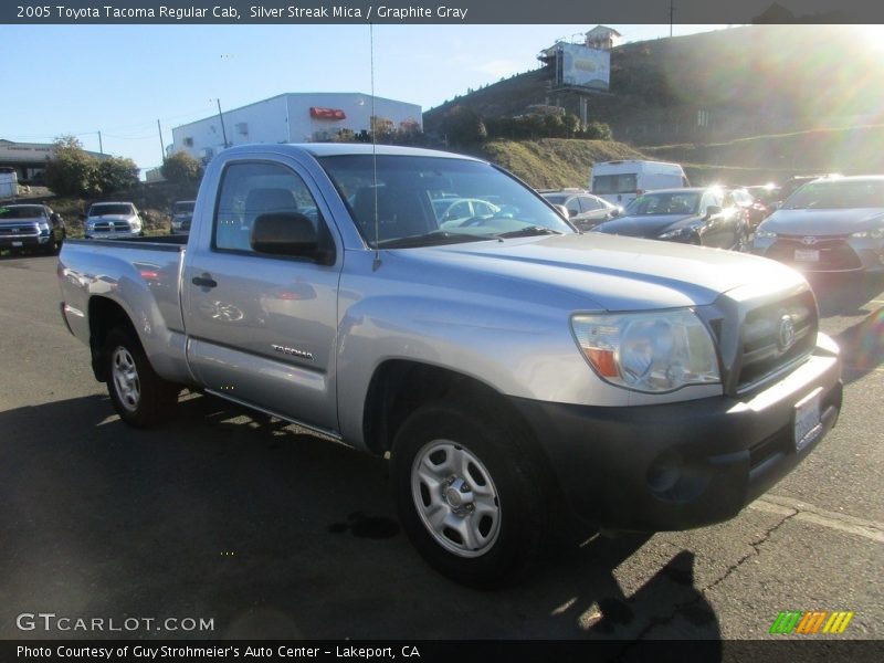 Silver Streak Mica / Graphite Gray 2005 Toyota Tacoma Regular Cab