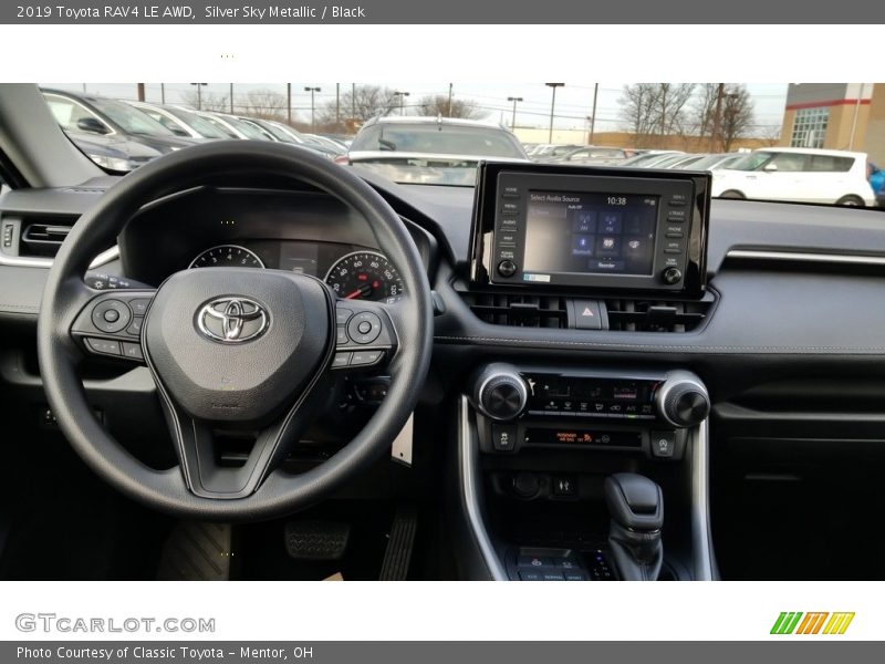 Silver Sky Metallic / Black 2019 Toyota RAV4 LE AWD