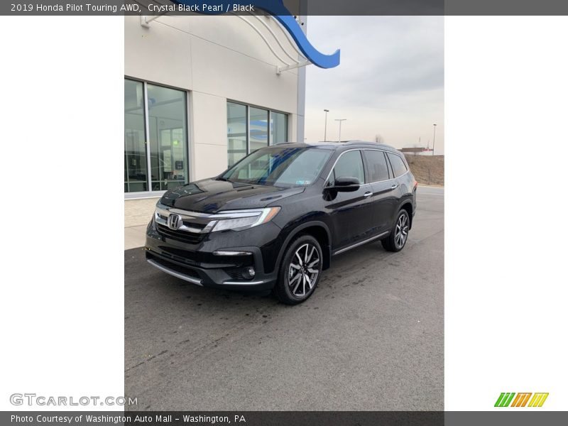 Crystal Black Pearl / Black 2019 Honda Pilot Touring AWD