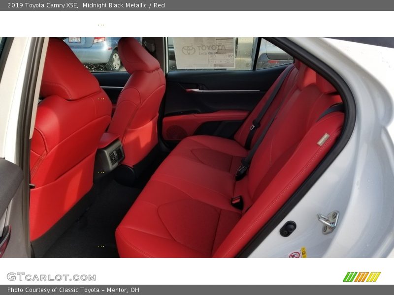 Rear Seat of 2019 Camry XSE