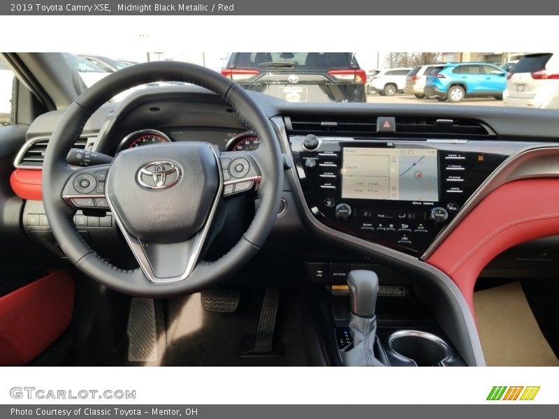 Dashboard of 2019 Camry XSE