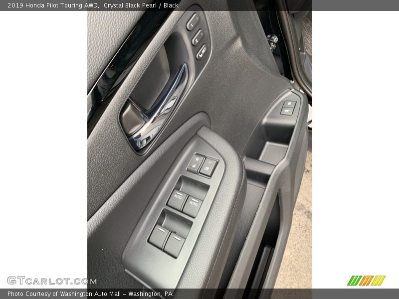 Crystal Black Pearl / Black 2019 Honda Pilot Touring AWD