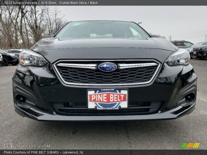 Crystal Black Silica / Black 2019 Subaru Impreza 2.0i 4-Door