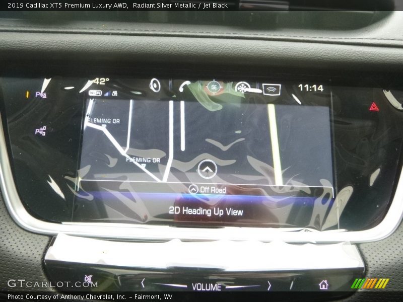 Radiant Silver Metallic / Jet Black 2019 Cadillac XT5 Premium Luxury AWD