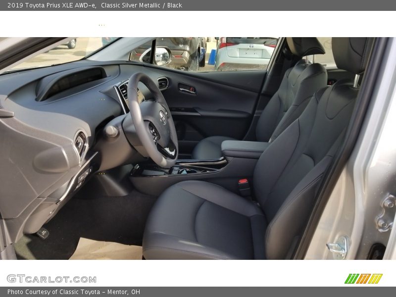 Front Seat of 2019 Prius XLE AWD-e