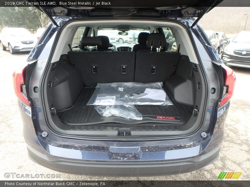 Blue Steel Metallic / Jet Black 2019 GMC Terrain SLE AWD