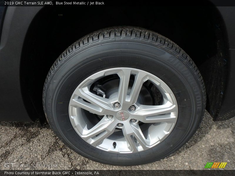 Blue Steel Metallic / Jet Black 2019 GMC Terrain SLE AWD