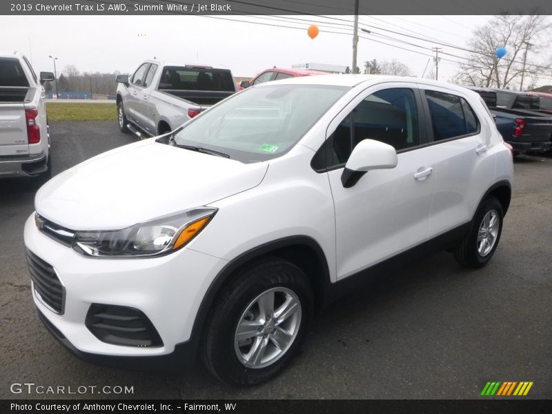 Summit White / Jet Black 2019 Chevrolet Trax LS AWD