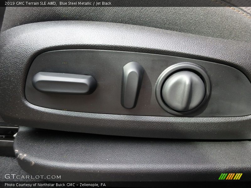 Blue Steel Metallic / Jet Black 2019 GMC Terrain SLE AWD