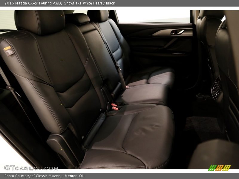 Snowflake White Pearl / Black 2016 Mazda CX-9 Touring AWD