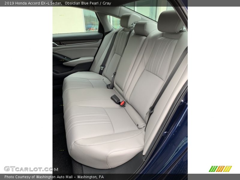 Obsidian Blue Pearl / Gray 2019 Honda Accord EX-L Sedan