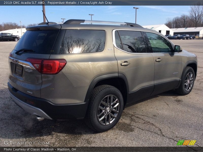 Pepperdust Metallic / Cocoa/Light Ash Gray 2019 GMC Acadia SLT AWD