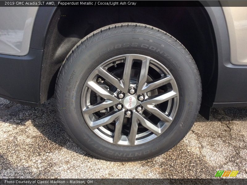 Pepperdust Metallic / Cocoa/Light Ash Gray 2019 GMC Acadia SLT AWD