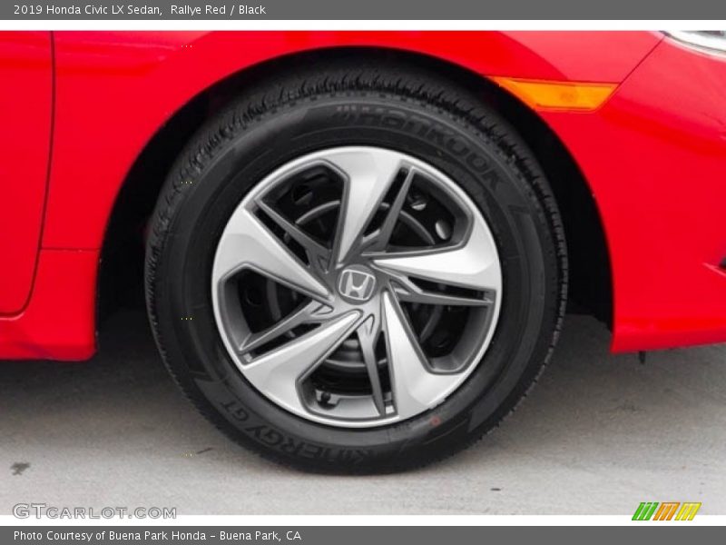 Rallye Red / Black 2019 Honda Civic LX Sedan