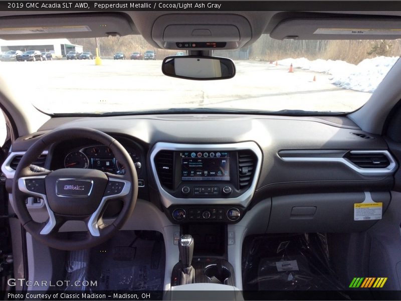 Pepperdust Metallic / Cocoa/Light Ash Gray 2019 GMC Acadia SLT AWD