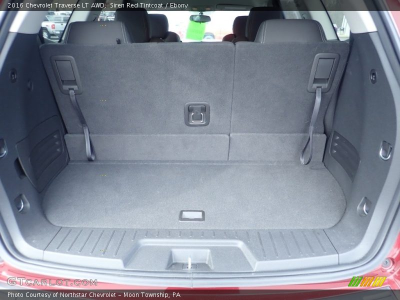Siren Red Tintcoat / Ebony 2016 Chevrolet Traverse LT AWD