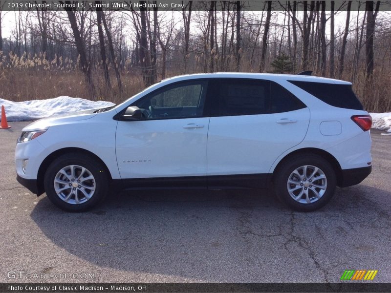 Summit White / Medium Ash Gray 2019 Chevrolet Equinox LS