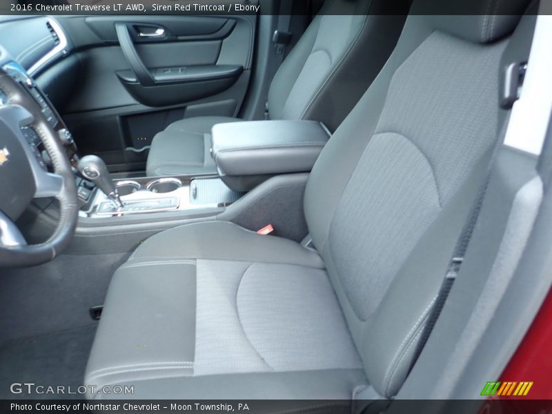 Siren Red Tintcoat / Ebony 2016 Chevrolet Traverse LT AWD