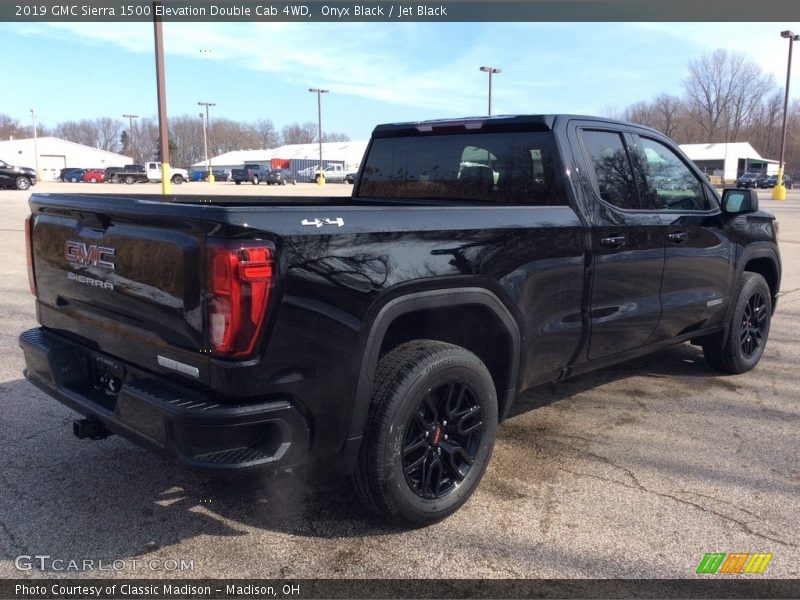 Onyx Black / Jet Black 2019 GMC Sierra 1500 Elevation Double Cab 4WD