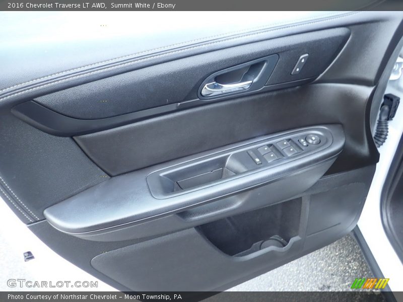 Summit White / Ebony 2016 Chevrolet Traverse LT AWD