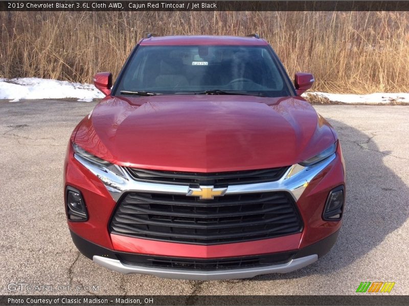 Cajun Red Tintcoat / Jet Black 2019 Chevrolet Blazer 3.6L Cloth AWD