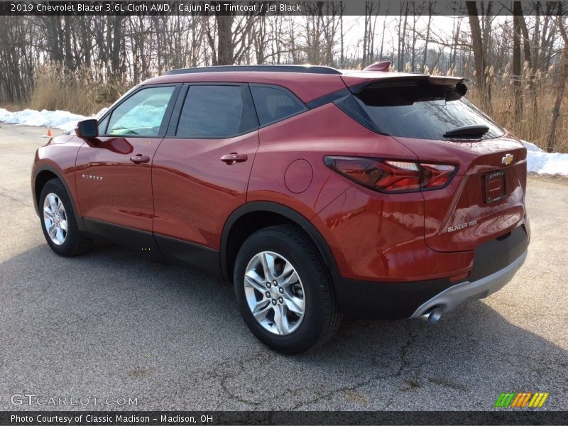 Cajun Red Tintcoat / Jet Black 2019 Chevrolet Blazer 3.6L Cloth AWD