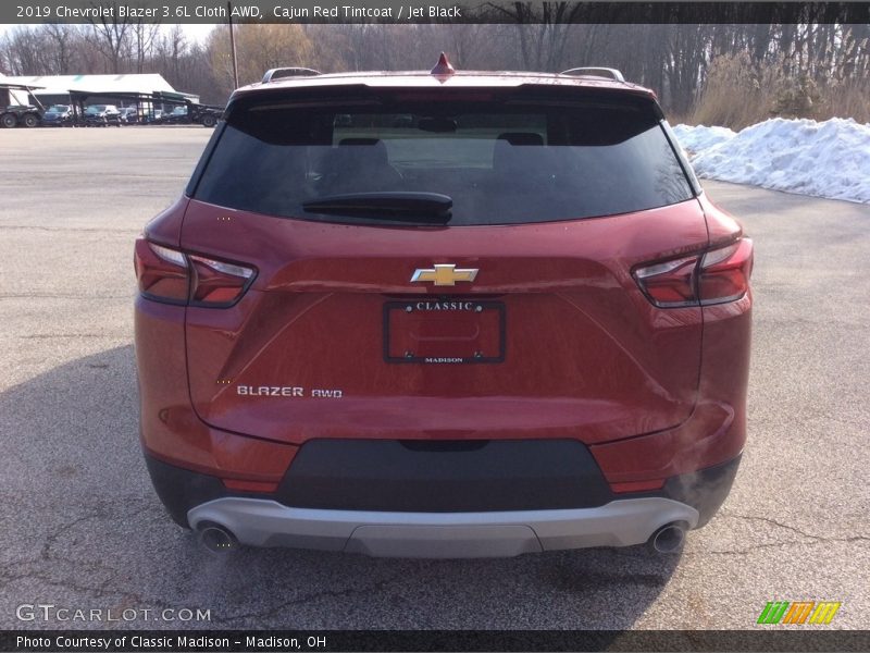 Cajun Red Tintcoat / Jet Black 2019 Chevrolet Blazer 3.6L Cloth AWD