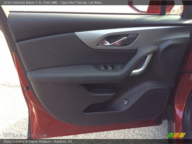 Cajun Red Tintcoat / Jet Black 2019 Chevrolet Blazer 3.6L Cloth AWD
