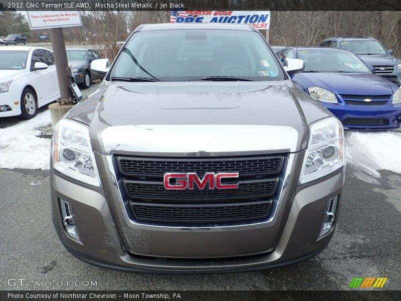 Mocha Steel Metallic / Jet Black 2012 GMC Terrain SLE AWD