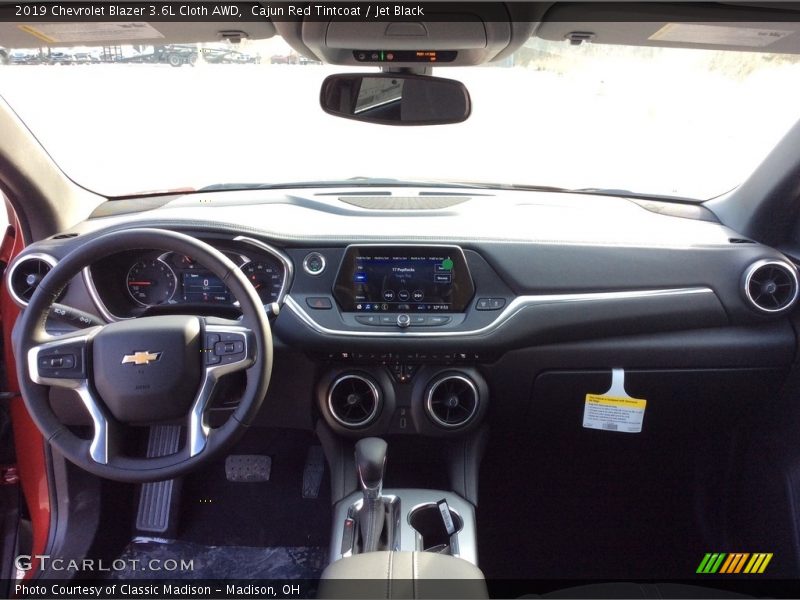 Cajun Red Tintcoat / Jet Black 2019 Chevrolet Blazer 3.6L Cloth AWD