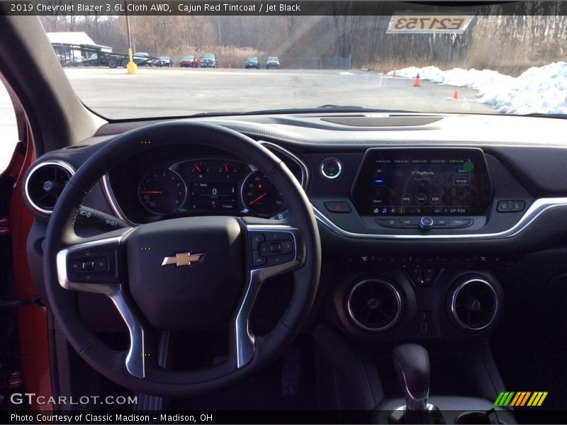 Cajun Red Tintcoat / Jet Black 2019 Chevrolet Blazer 3.6L Cloth AWD