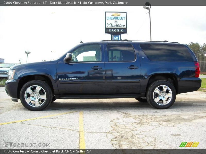 Dark Blue Metallic / Light Cashmere/Dark Cashmere 2009 Chevrolet Suburban LT