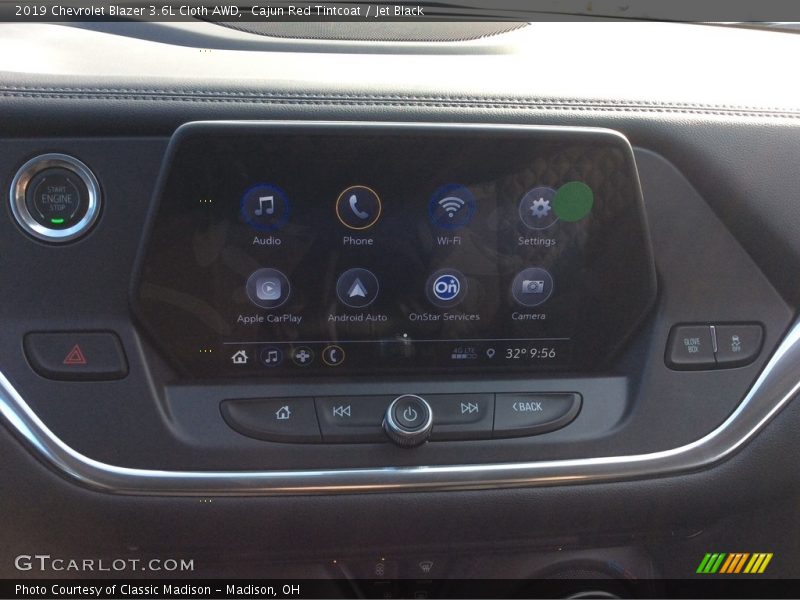 Cajun Red Tintcoat / Jet Black 2019 Chevrolet Blazer 3.6L Cloth AWD