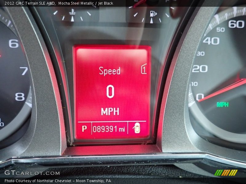 Mocha Steel Metallic / Jet Black 2012 GMC Terrain SLE AWD